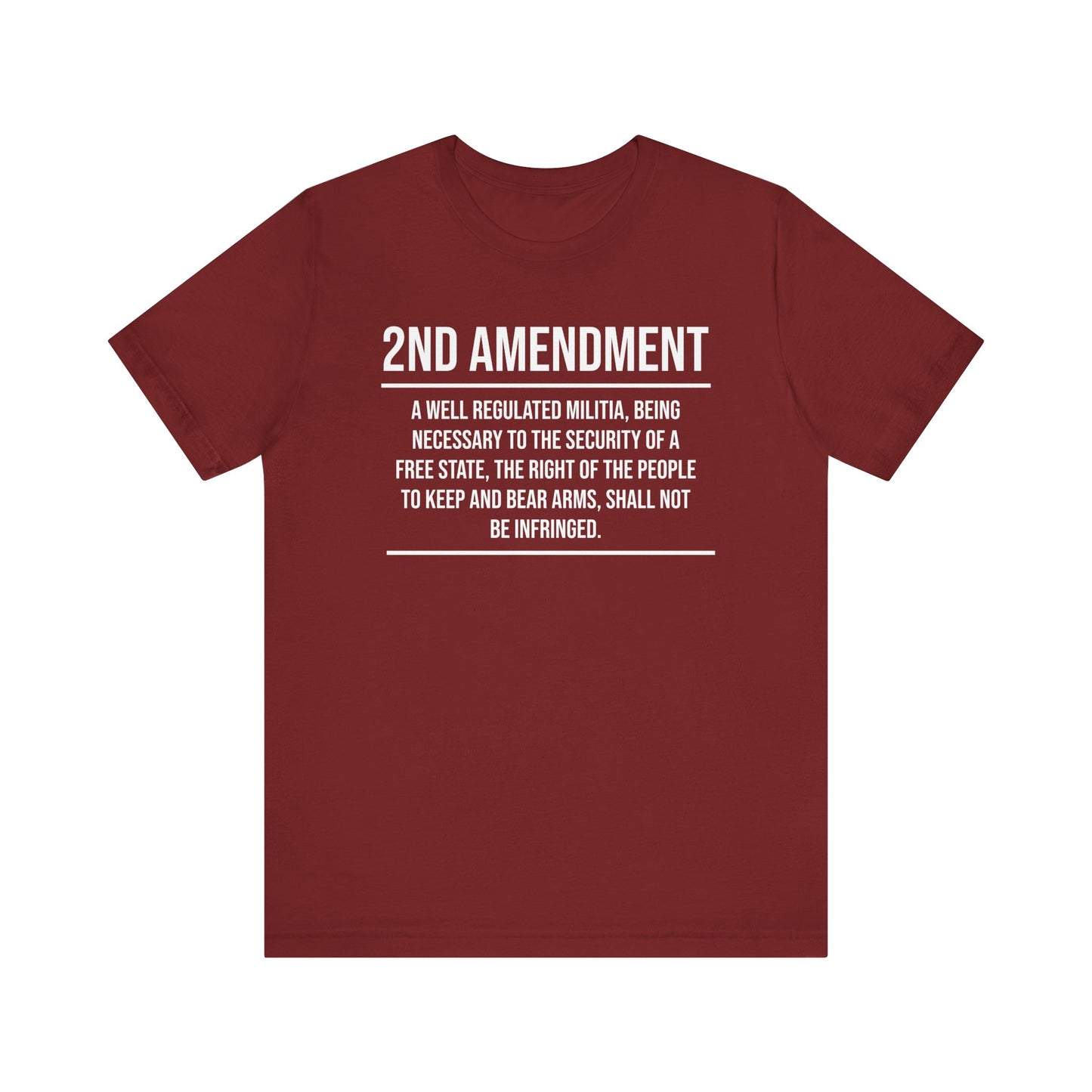 Second Amendment Text T-Shirt