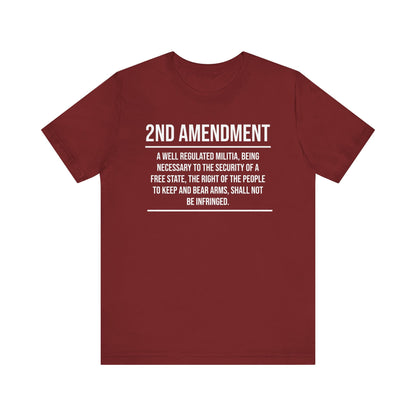Second Amendment Text T-Shirt
