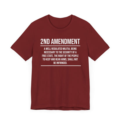 Second Amendment Text T-Shirt
