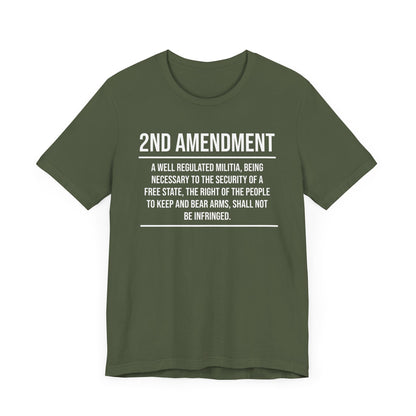 Second Amendment Text T-Shirt