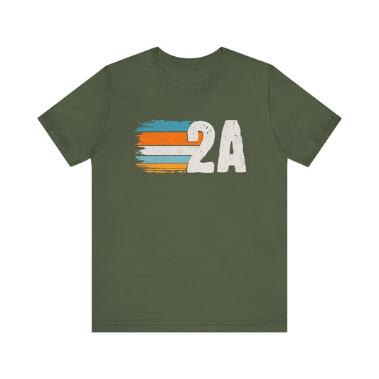 2A Second Amendment Stripes T-Shirt