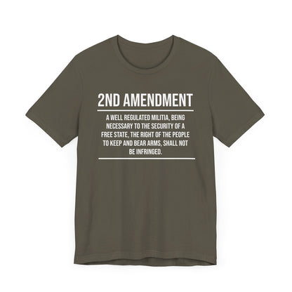 Second Amendment Text T-Shirt