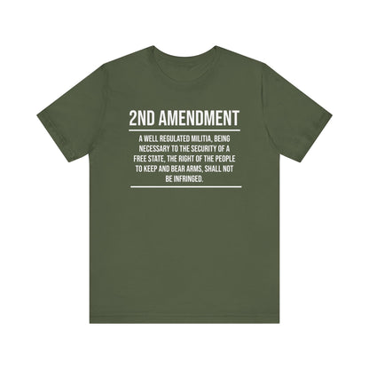 Second Amendment Text T-Shirt