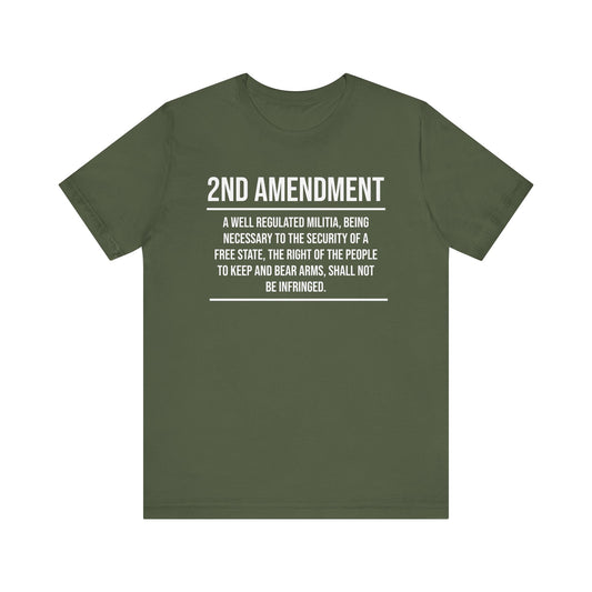 Second Amendment Text T-Shirt