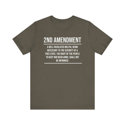 Second Amendment Text T-Shirt