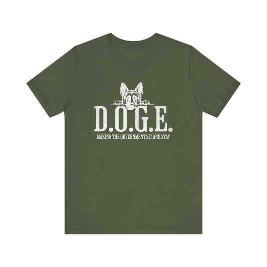 D.O.G.E. Making Government Sit and Stay T-Shirt